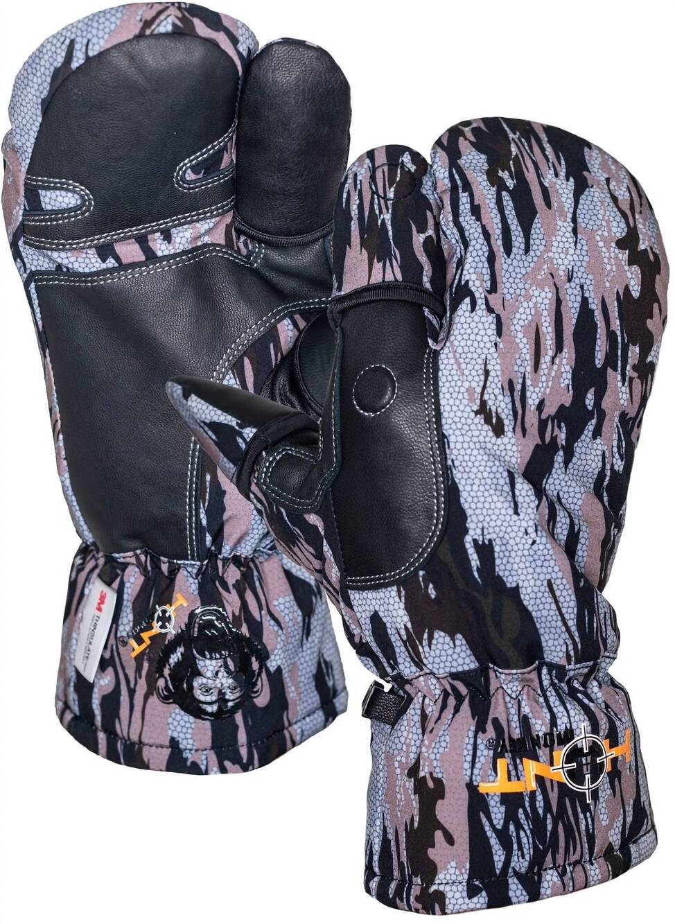 NEW HUNT MONKEY wildcat dry tech hunting mittens in multi
